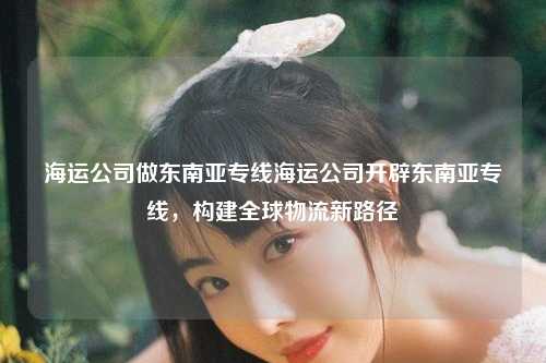 海运公司做东南亚专线
